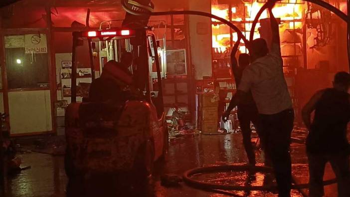 3 işyeri küle döndü