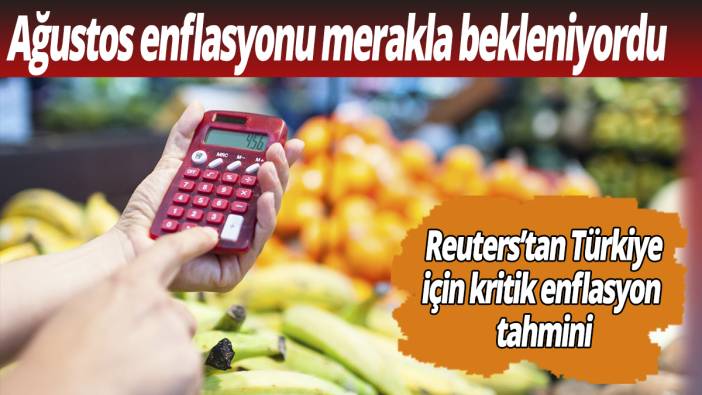 Reuters'tan Türkiye için kritik enflasyon tahmini