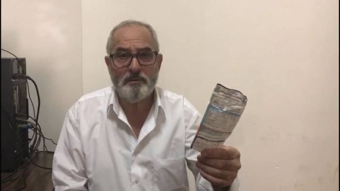 Emekli vatandaşa 20 günde bin 165 lira su faturası