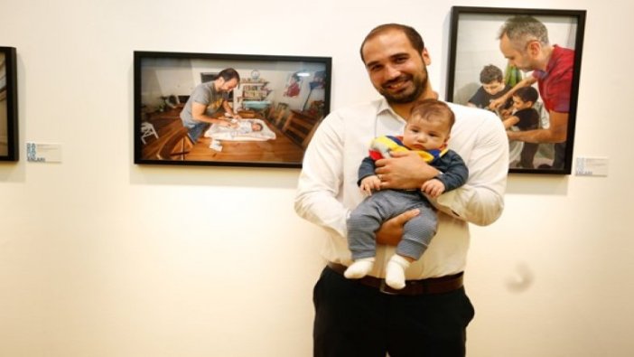 ‘Babalık Anları’ sergisi açıldı
