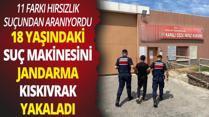 18 yaşındaki suç makinesi yakalandı