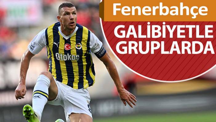 Fenerbahçe galibiyetle gruplarda