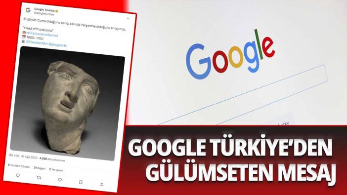 Google Türkiye'den gülümseten mesaj