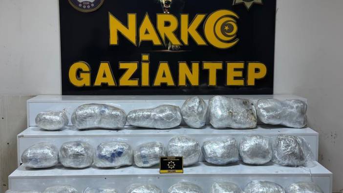 Gaziantep'te 14 bin 571 adet uyuşturucu hap ele geçirildi
