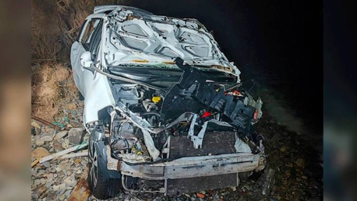 Tekirdağ'da feci kaza: Otomobil denize uçtu!