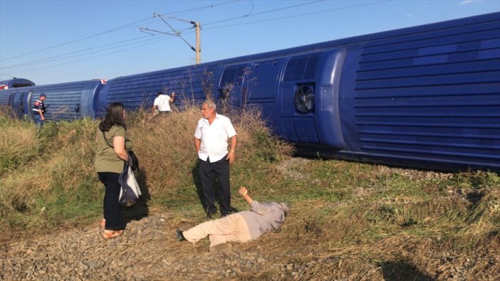 Tekirdağ'da tren kazası