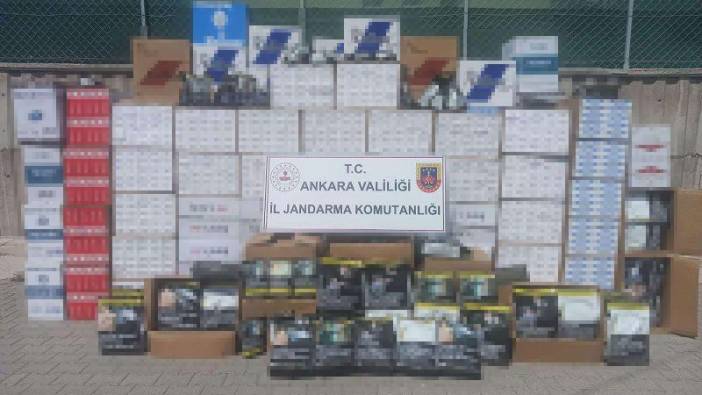 Ankara'da 1 milyon 917 bin makaron ele geçirildi
