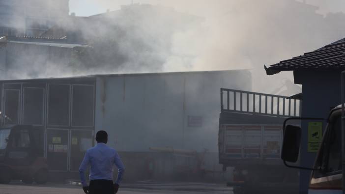 Kayseri'de fabrikada yangın