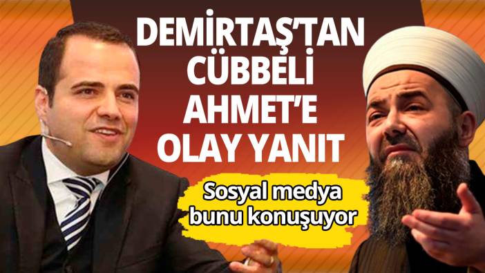 Özgür Demirtaş'tan Cübbeli Ahmet' e olay yaratan günaydın yanıtı