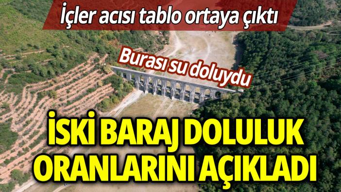İSKİ baraj doluluk oranlarını açıkladı: İçler acısı tablo ortaya çıktı!