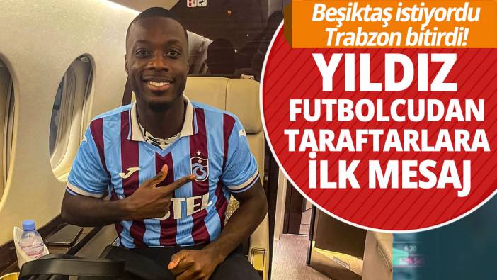 Beşiktaş istiyordu, Trabzonspor bitirdi: Yıldız futbolcudan taraftarlara ilk mesaj