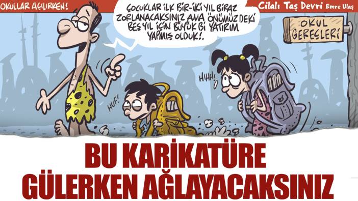 Bu karikatüre gülerken ağlayacaksınız