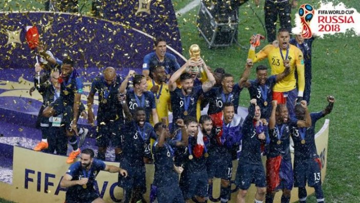 Fransa tarihinde ikinci kez şampiyon