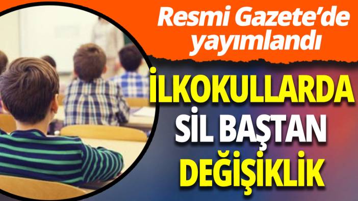 İlkokullarda yazılı sınav kalktı