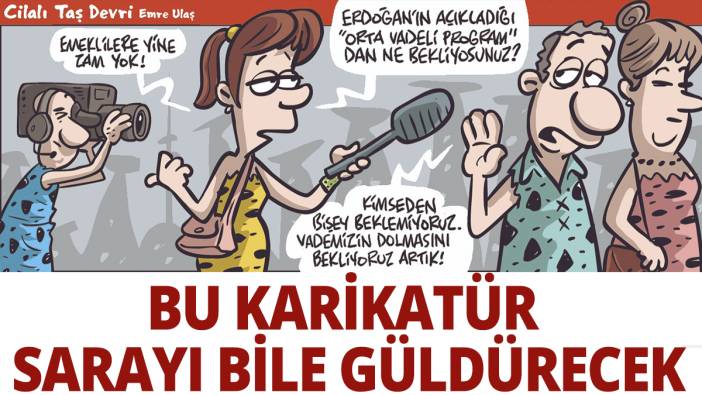 Bu karikatür Sarayı bile güldürecek