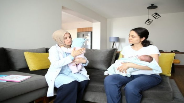 Başakşehir’de anneler de bebekler de mutlu
