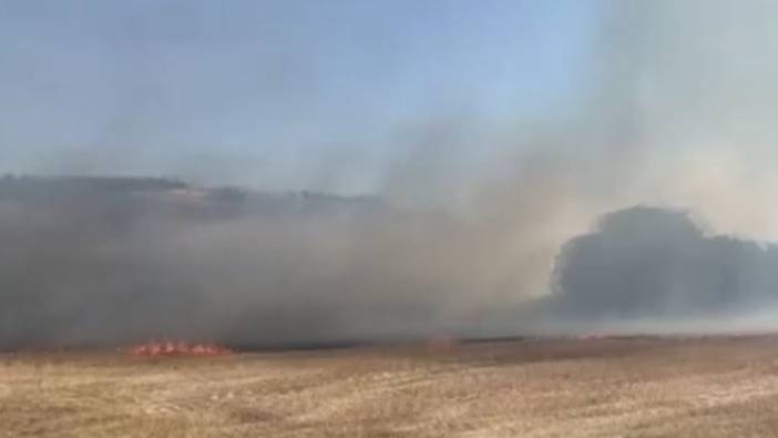 Balıkesir'de kırsal arazide yangın