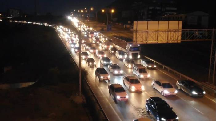 Okul trafiği yolları kilitledi!  Burası kilit kavşak