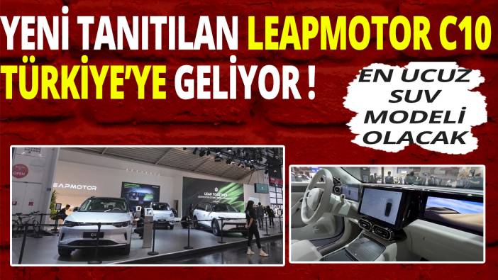 Yeni tanıtılan Leapmotor C10 Türkiye’nin en ucuz elektrikli SUV modeli olacak !