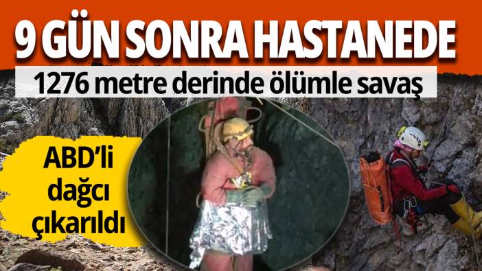 ABD’li bilim adamı 9 gün sonra mağaradan çıkartıldı... İşte çıkarılma anı