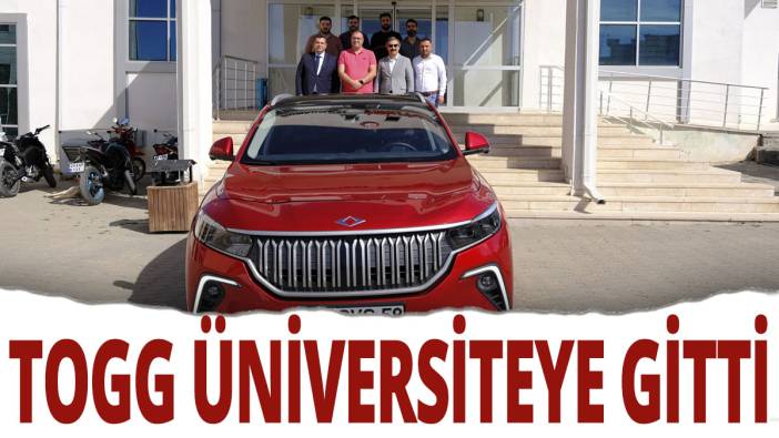 TOGG üniversiteye gitti