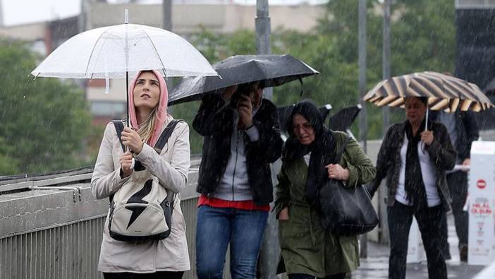 Meteoroloji 5 ili uyardı: Sağanak yağış bekleniyor