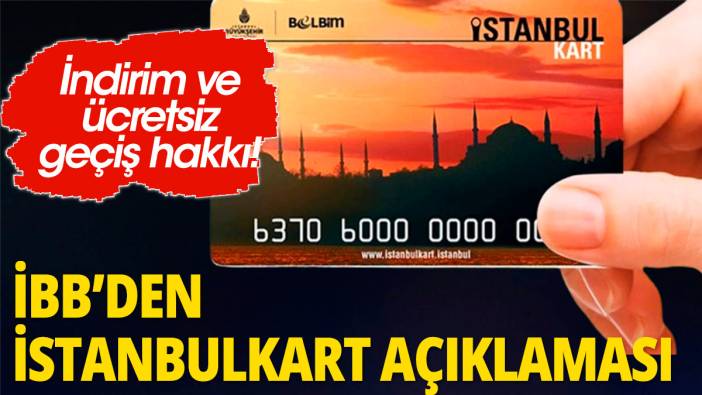 Öğrencilere İBB'den İstanbulkart kararı