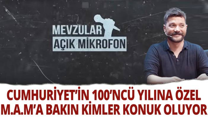 Oğuz Uğur Mevzular Açık Mikrofon'un sürpriz konuklarını açıkladı