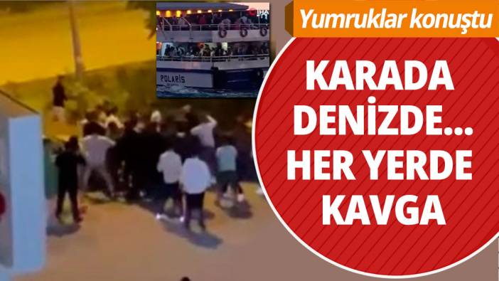 Ankara’da düğün çıkışı yaşanan kavga kameraya yansıdı