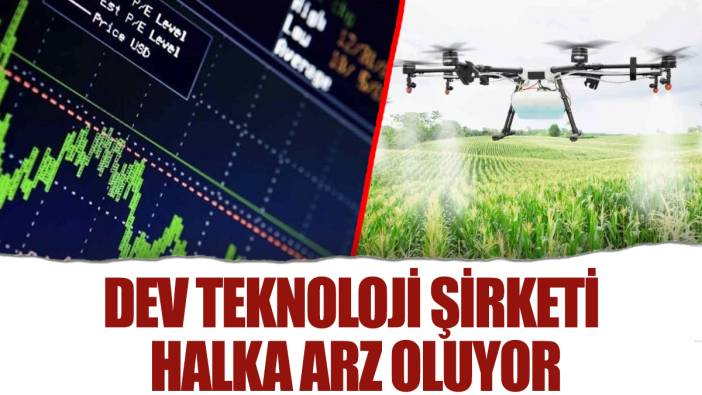 Dev teknoloji şirketi halka arz oluyor