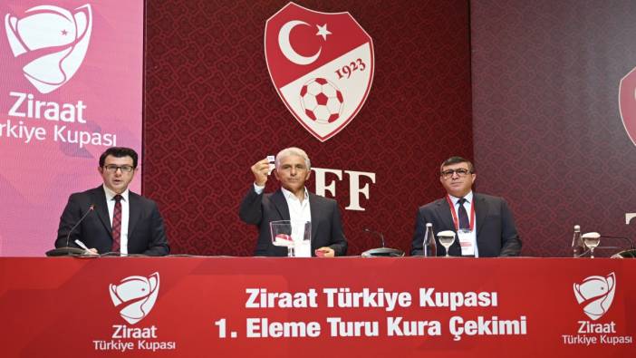 Ziraat Türkiye Kupası'nda 1. eleme turu için kura çekimi gerçekleşti