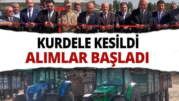 Muş'ta şeker pancarı alım kampanyası başladı