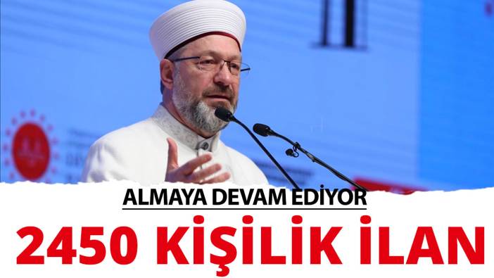 Diyanet'e yeni alımlar yapılacak