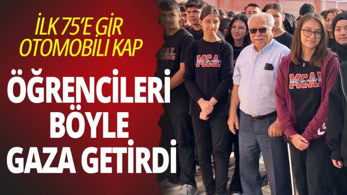 YKS'de ilk 75'e girecek öğrencilere otomobil sözü