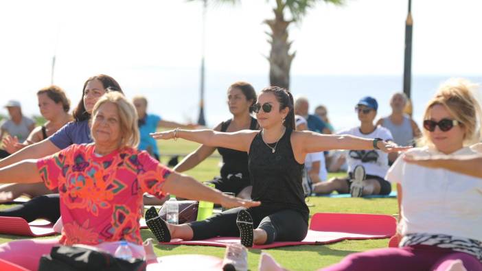 Avrupa Hareketlilik Haftası'nda Didim'de pilates etkinliği