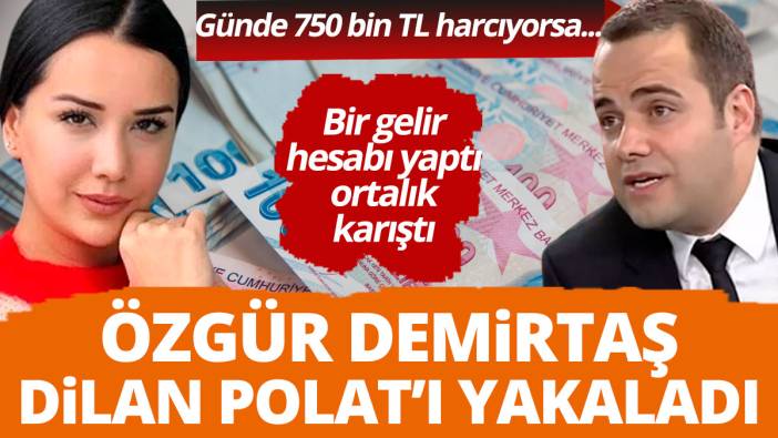 Özgür Demirtaş, Dilan Polat'ı yakaladı! Bir hesap yaptı ortalık karıştı