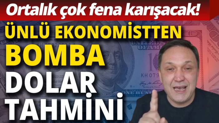 Ünlü ekonomistten bomba dolar tahmini