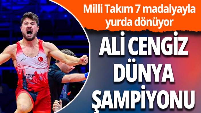 Ali Cengiz dünya şampiyonu