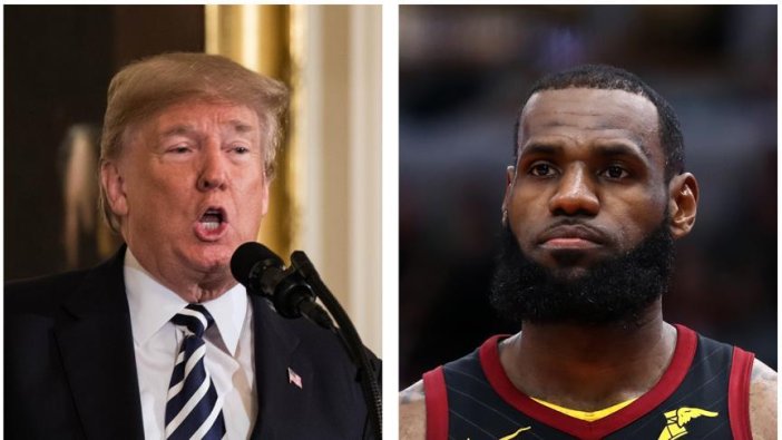 Trump'tan LeBron James'e 'aptal' göndermesi