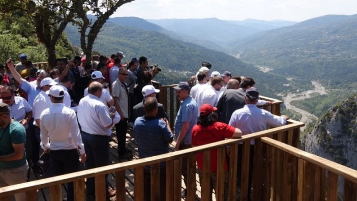 Valla Kanyonu "seyir terası" açıldı