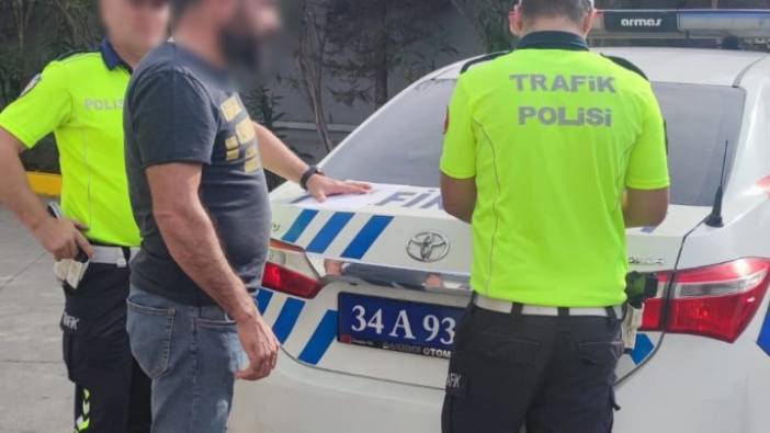 Drift atan sürücüye binlerce lira ceza