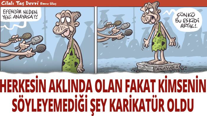 Herkesin aklında olan fakat kimsenin söyleyemediği şey karikatür oldu