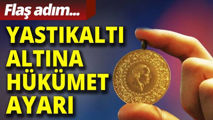 Yastıkaltı altına hükümet ayarı