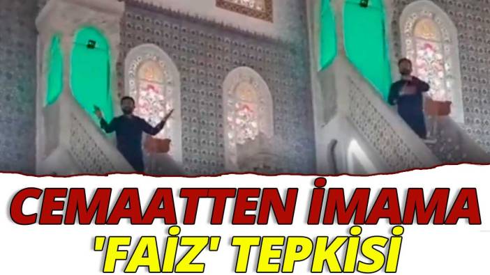 Cemaatten imama 'faiz' tepkisi
