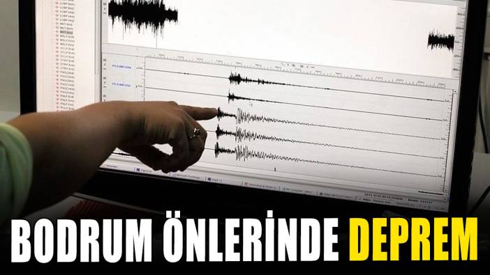 Bodrum açıklarında deprem
