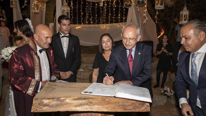 Kemal Kılıçdaroğlu nikah şahidi oldu
