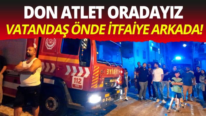 Yangın çıkan sokakta adım atacak yer kalmadı