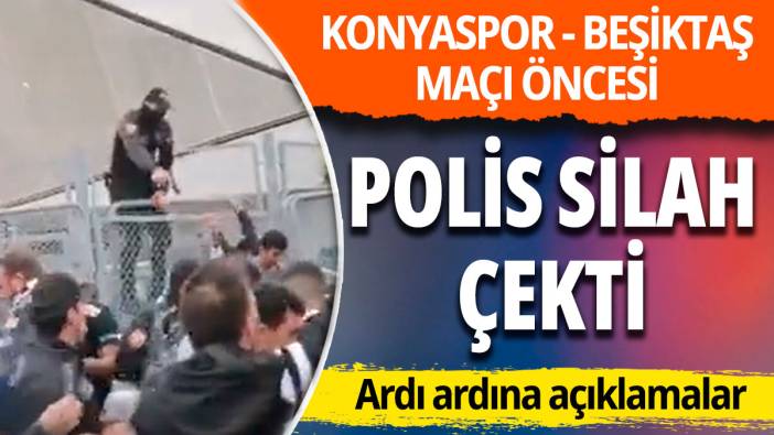 Polis, Beşiktaş taraftarına silah çekti! Valilikten açıklama