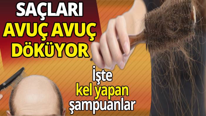 Kel yapan şampuanlar belli oldu! Saçları avuç avuç döküyor