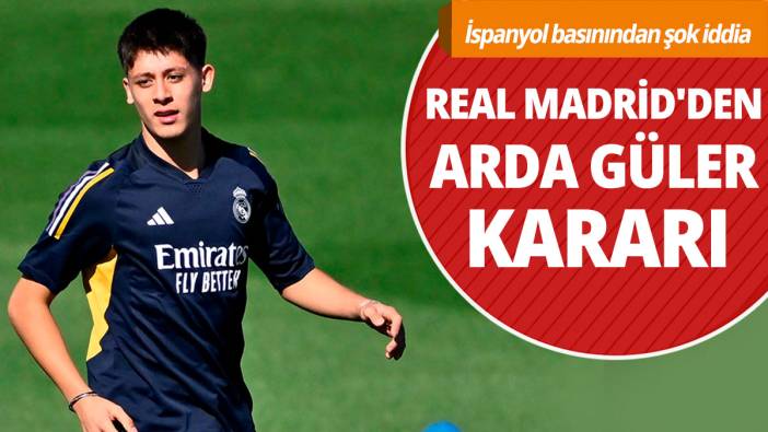 Real Madrid'den Arda Güler kararı